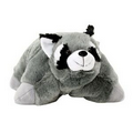 Raccoon Pillow Pal Stuffed Animal with Custom Imprint Bandana